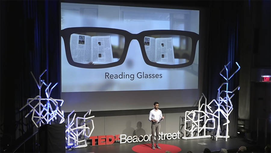 Nitish Padmanaban: Óculos de leitura com autofoco 