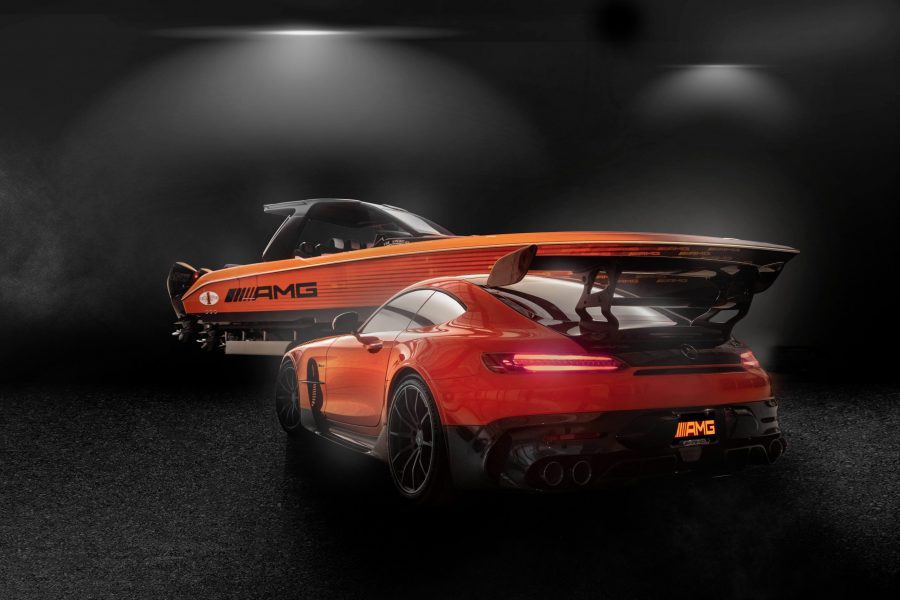 Novo barco de alto desempenho é inspirado no Mercedes-AMG GT Black Series