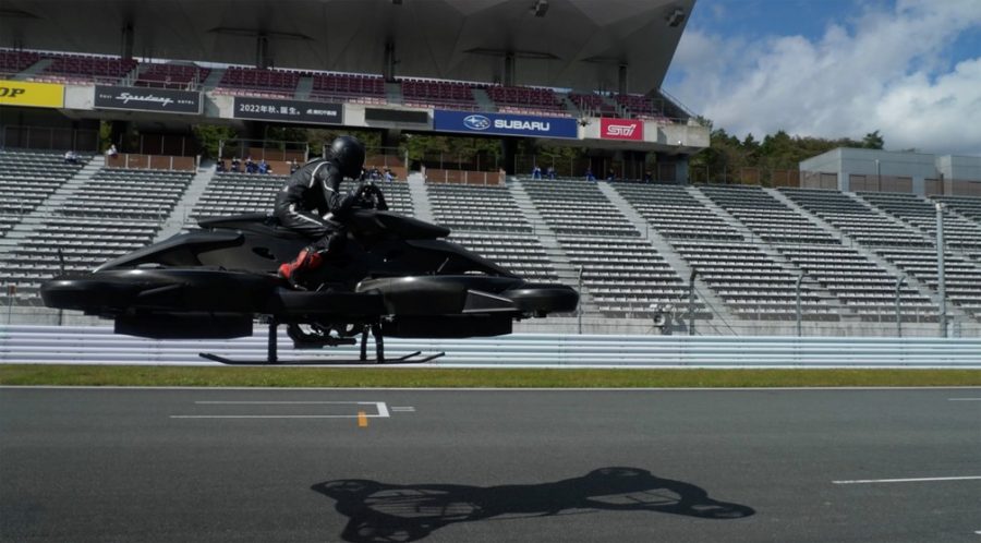 Moto voadora (foto: divulgação)