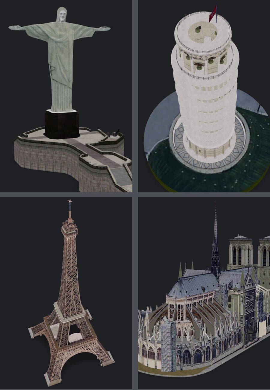 Monumentos em 3D disponíveis no Google