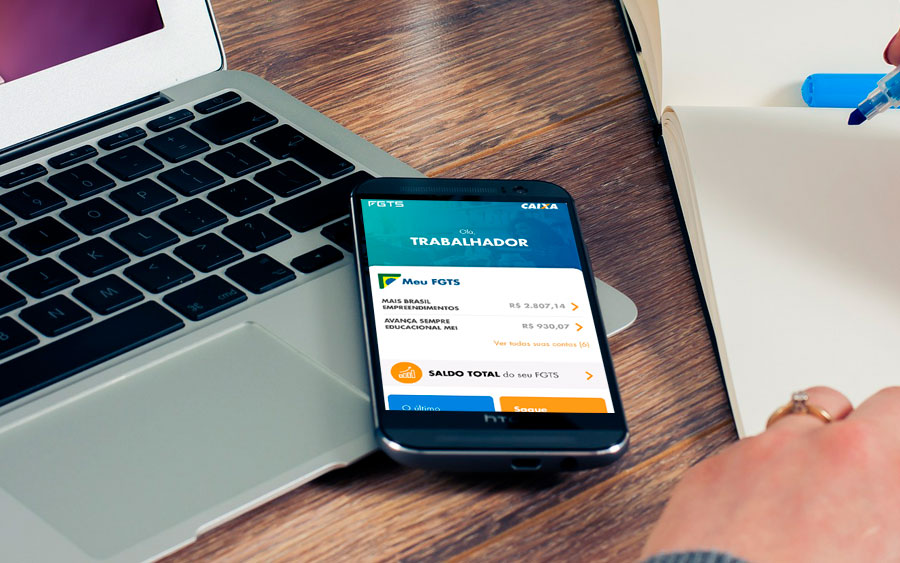 Para facilitar a vida do trabalho, a Caixa lançou um nova versão de APP exclusivo para FGTS.