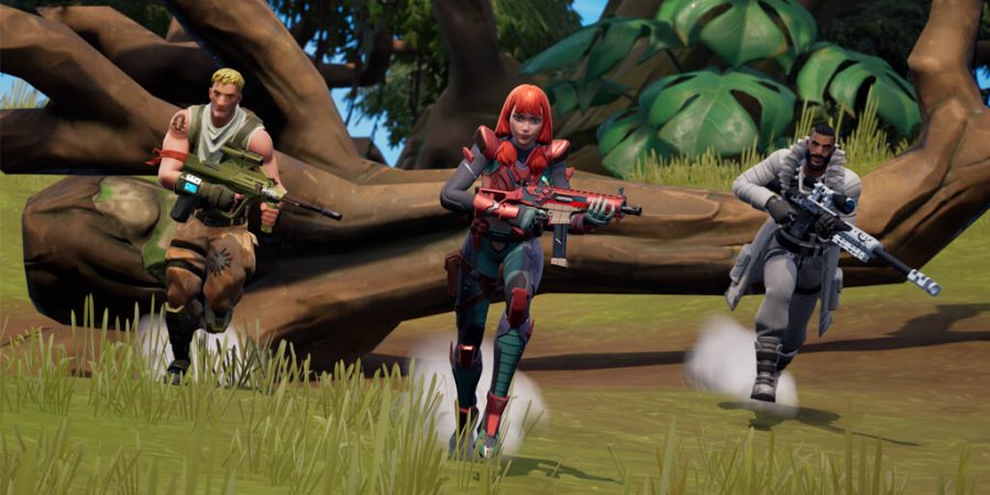 Atualmente, Fortnite é distribuído em dois modos de jogo diferentes, embora cada modo utilize o mesmo mecanismo e tenha os mesmos gráficos, recursos de arte e mecânicas de jogabilidade.