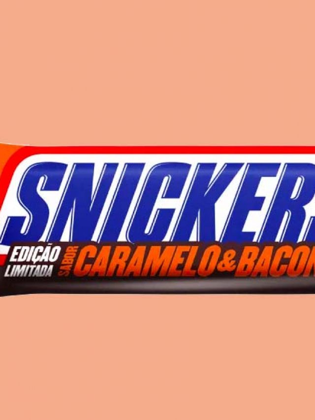 Snickers de Caramelo e Bacon, um chocolate cheio de sabores 42g