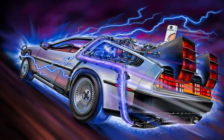 A máquina do tempo DeLorean (em inglês: DeLorean Time Machine) é o dispositivo usado para viajar no tempo na trilogia de filmes Back to the Future. A máquina está baseada em um automóvel DMC DeLorean de 1981; é pilotada pelo Doutor Emmett Brown, seu inventor, ou Marty McFly, seu amigo. Doutor Brown a classifica como sua invenção mais bem-sucedida. No segundo filme o carro possui a capacidade de voar.