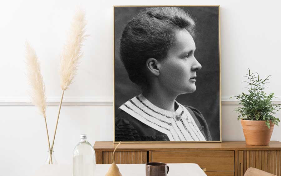 Retrato de Curie para o Prêmio Nobel de 1903